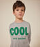 Tee-shirt manches longues en jersey fin enfant garçon gris CHATON CHINE