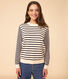 Pull en coton marinière Femme