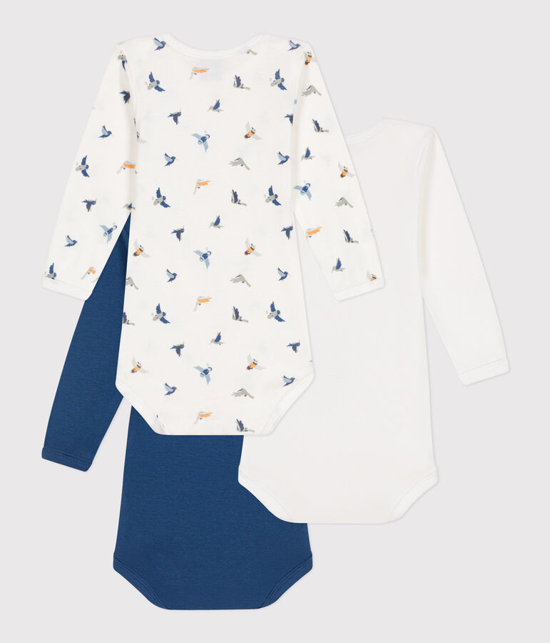 Lot de 3 bodies manches longues en coton b&eacute;b&eacute; variante 3