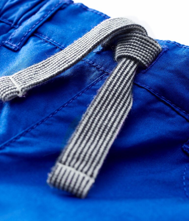 Pantalon en serge craquante b&eacute;b&eacute; gar&ccedil;on bleu SURF