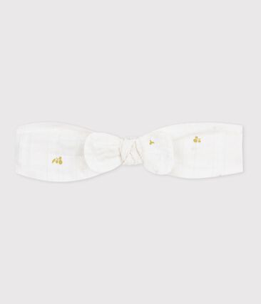 Bandeau enfant en popeline imprimé fleurs