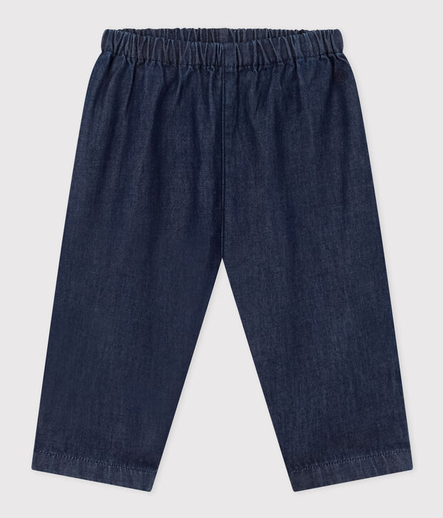 Pantalon en denim l&eacute;ger bio b&eacute;b&eacute; bleu