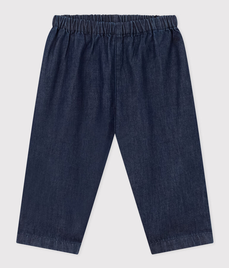 Pantalon en denim l&eacute;ger bio b&eacute;b&eacute; bleu DENIM