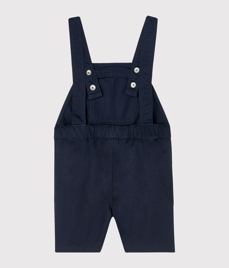 Salopette courte b&eacute;b&eacute; gar&ccedil;on bleu