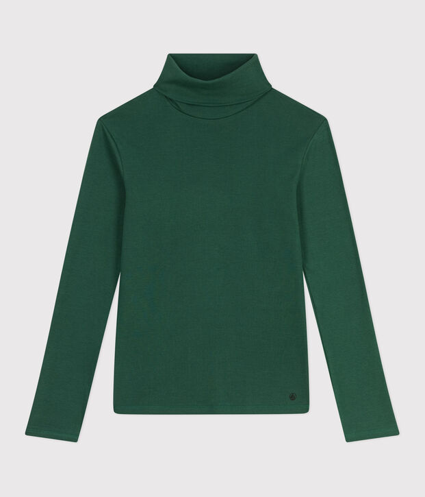 Sous-pull femme l'iconique en coton vert