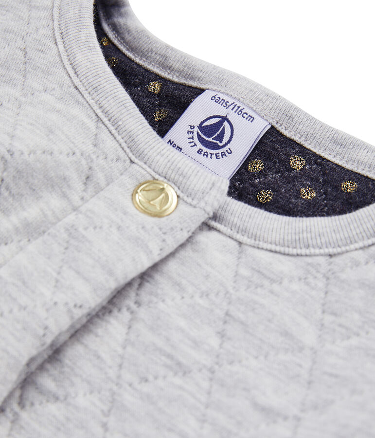 Cardigan enfant fille gris