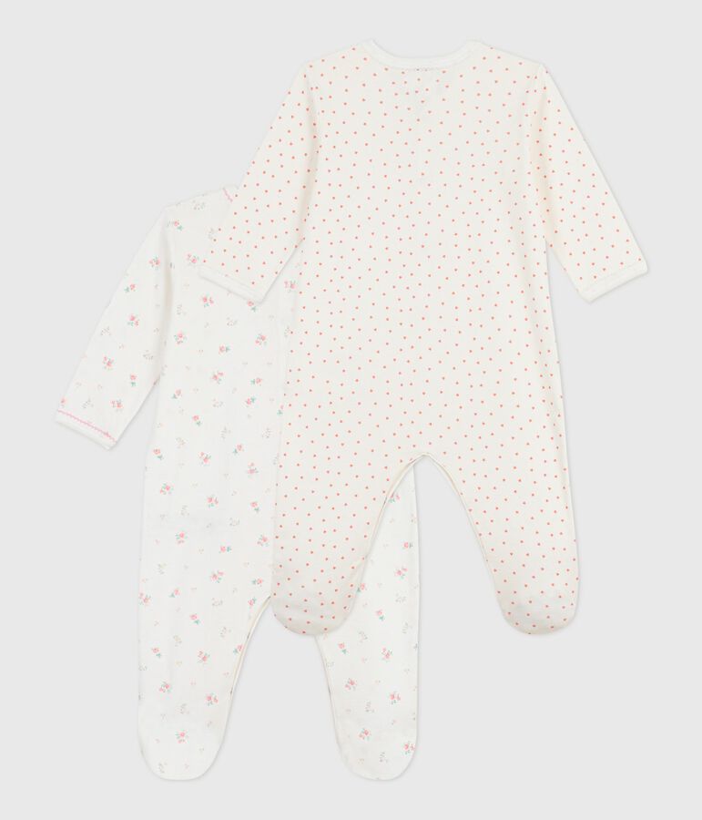 Lot de pyjamas b&eacute;b&eacute; en coton imprim&eacute; variante 1