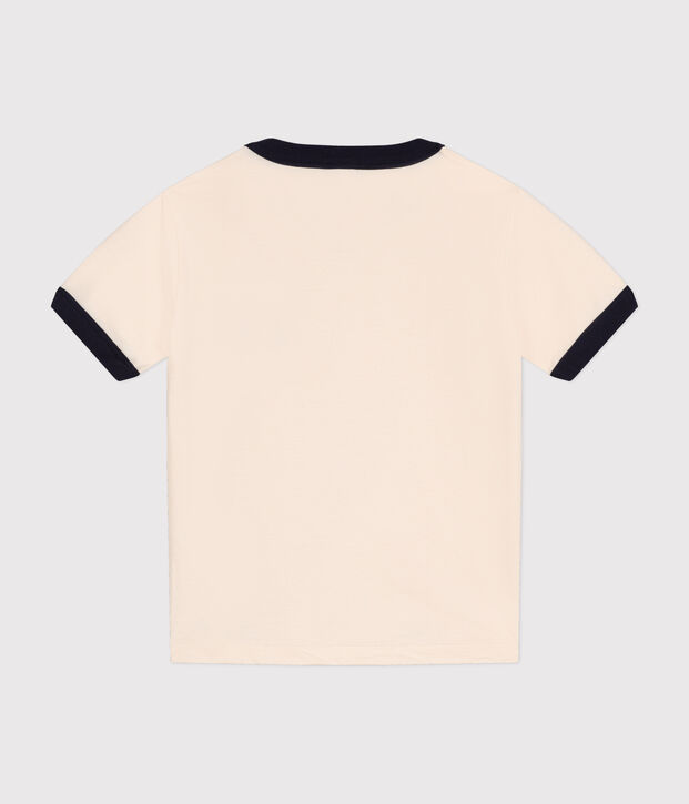 Tee-shirt en jersey enfant gar&ccedil;on &eacute;cru