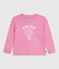 Tee-shirt enfant manches longues en coton imprimé BOUDOIR