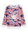 Sweat shirt enfant garçon blanc MARSHMALLOW/blanc MULTICO