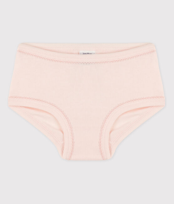 Culotte petite fille en coton rose FLEUR CN
