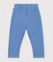 Pantalon de jogging b&eacute;b&eacute; en coton uni bleu