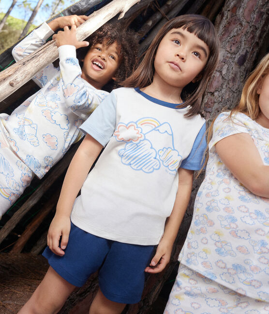 Pyjama short uni en coton enfant INCOGNITO/ MULTICO
