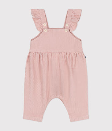 Salopette en velours bébé