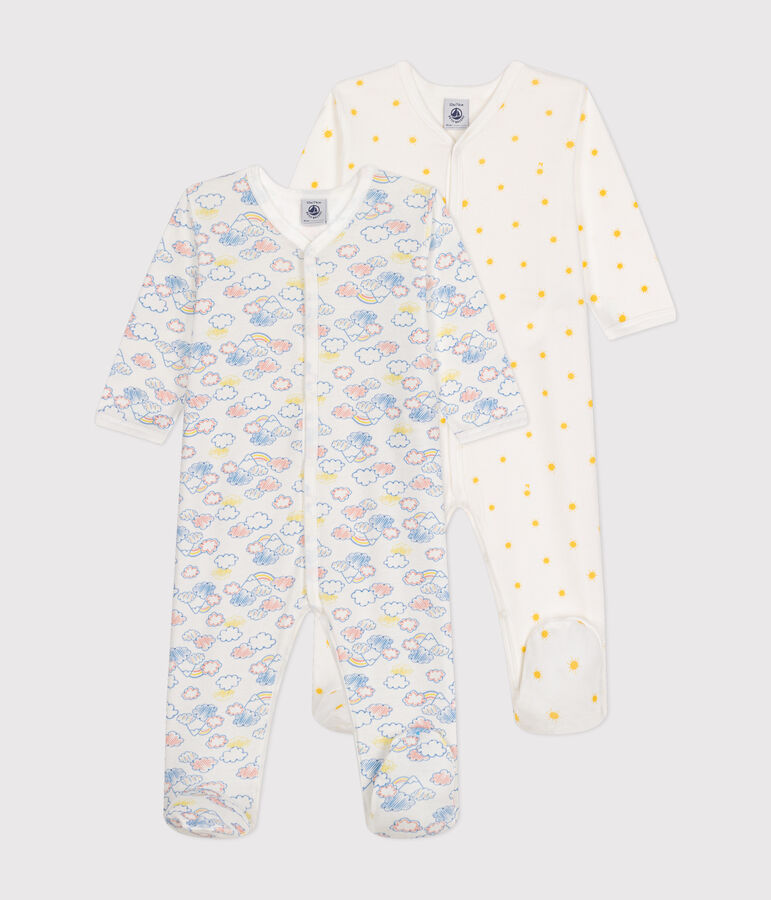 Lot de 2 pyjamas en coton b&eacute;b&eacute; variante 1