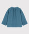 Blouse en gaze de coton enfant fille bleu ROVER