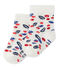 Chaussettes bébé fille imprimées blanc MARSHMALLOW/blanc MULTICO