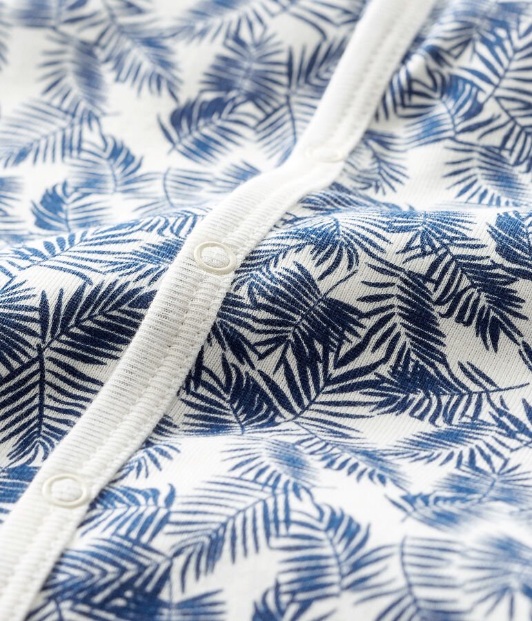 Combicourt b&eacute;b&eacute; en c&ocirc;te blanc/bleu