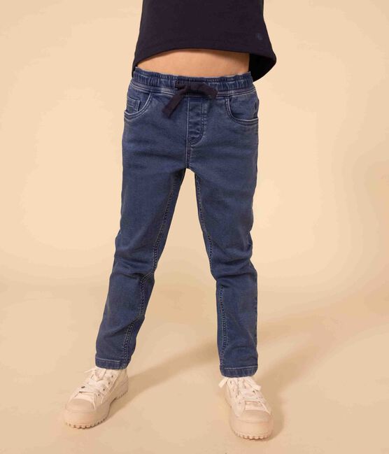 Pantalon regular en denim enfant garçon bleu BLEU DELAVE