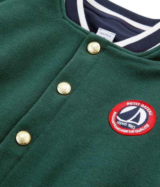 Blouson teddy enfant garçon vert SOUSBOIS