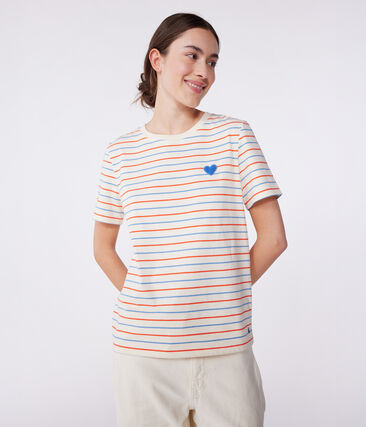Tee-shirt Femme Le Droit en coton rayé
