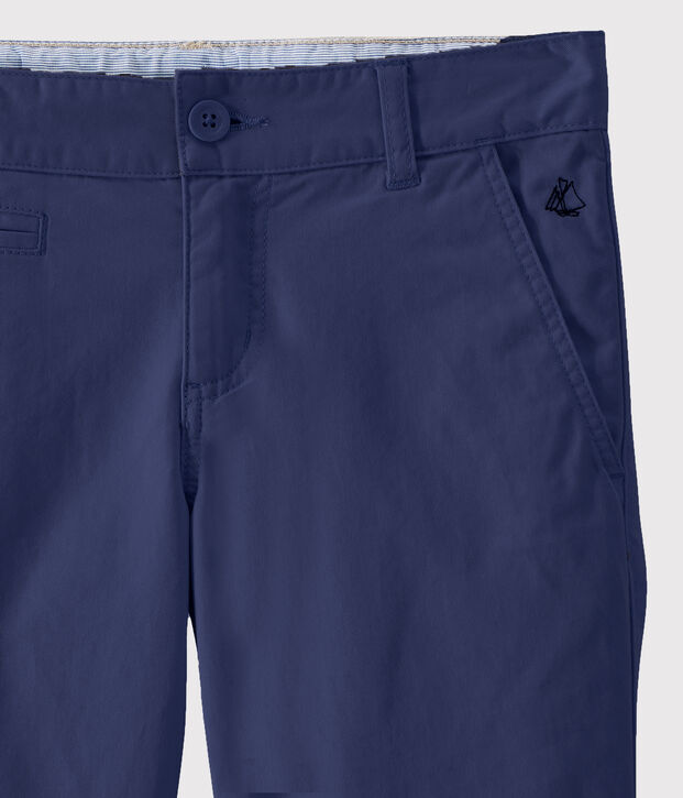 Bermuda enfant gar&ccedil;on bleu