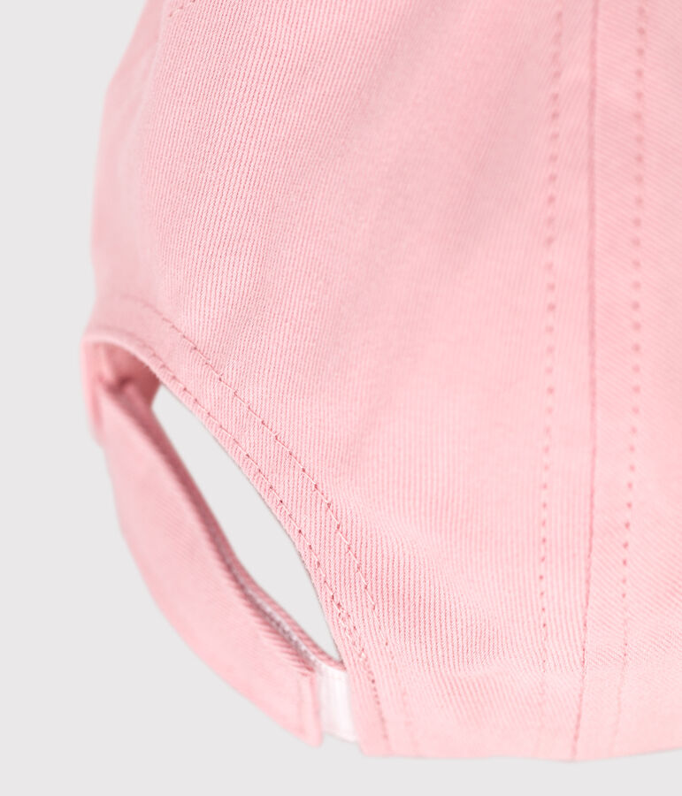 Casquette b&eacute;b&eacute; fille en coton petit bateau rose CHARME