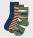Lot de 3 paires de chaussettes enfant garçon