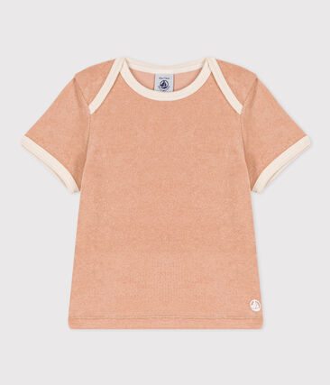 PETIT BATEAU - Tee-shirt manches courtes bébé en bouclette éponge