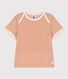 Tee-shirt manches courtes bébé en bouclette éponge