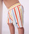 Short de bain b&eacute;b&eacute; ray&eacute; blanc/multicouleur