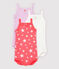 Lot de 3 bodies à bretelles bébé fille variante 1