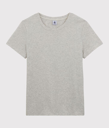 Tee-shirt LE DROIT col rond en coton bio Femme