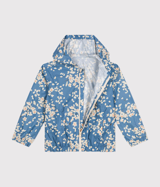 Coupe-vent léger enfant fille bleu BEACH/ MULTICO