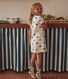 Chemise de nuit en coton motif cœur enfant