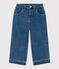 Pantalon en denim 100% écoresponsable enfant fille bleu DENIM BLEU