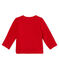 Cardigan en tubique matelassé bébé fille rouge TERKUIT