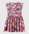 Robe enfant fille rose PATIENCE/blanc MULTICO