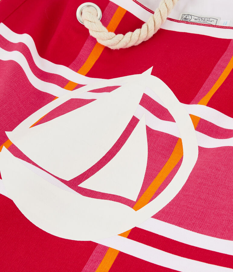 Sac de plage rose/multicouleur