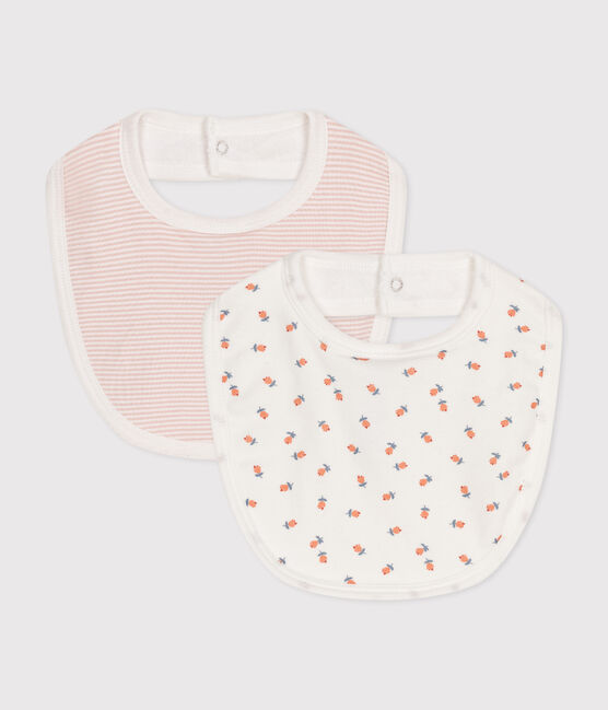 LOT DE 2 BAVOIRS BÉBÉ EN COTON variante 1
