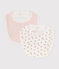 LOT DE 2 BAVOIRS BÉBÉ EN COTON variante 1
