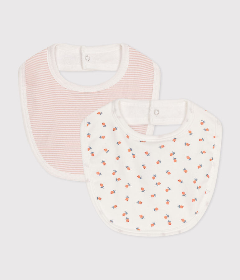 LOT DE 2 BAVOIRS B&Eacute;B&Eacute; EN COTON variante 1