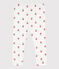 Legging bébé en coton imprimé fleuri blanc MARSHMALLOW/blanc MULTICO