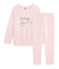 Pyjama petite fille en bouclette éponge grattée extra chaude rose MINOIS