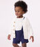 Cardigan en coton bébé blanc MARSHMALLOW