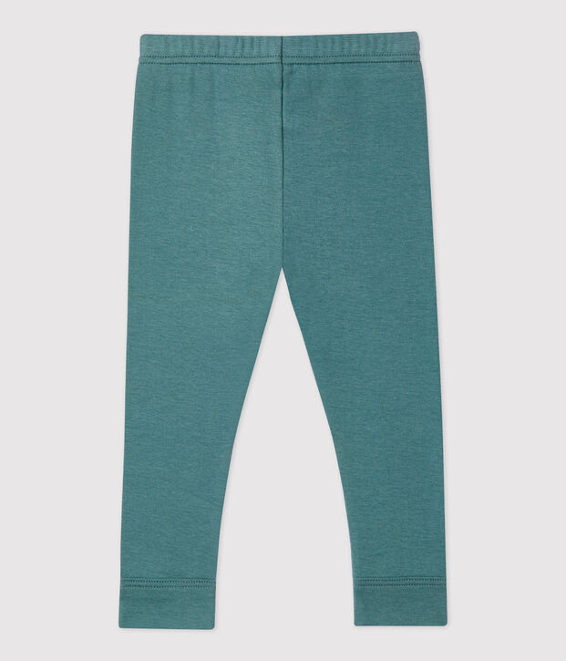 Legging en coton bio b&eacute;b&eacute; vert