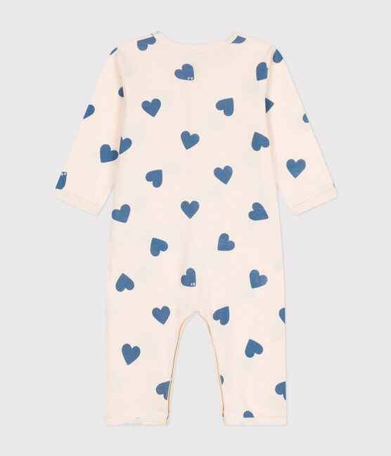 Pyjama sans pieds imprimé en coton bébé bleu AVALANCHE/ BEACH