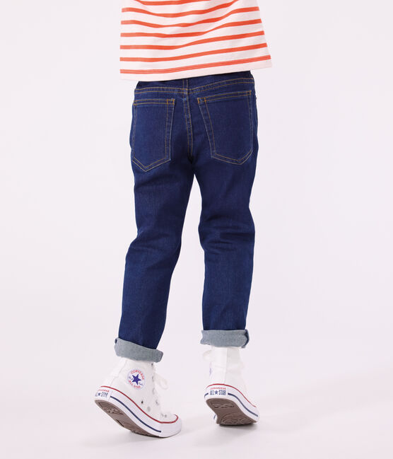 Pantalon slim en denim enfant fille bleu DENIM BRUT