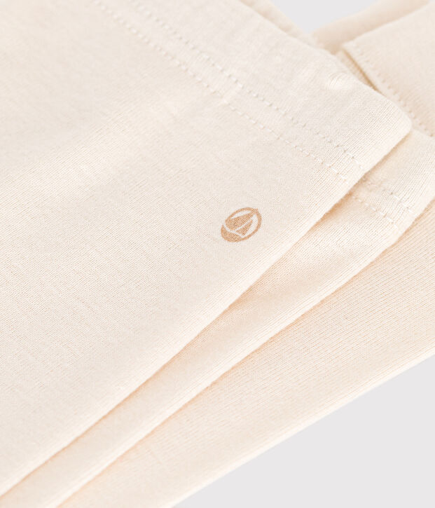 Legging b&eacute;b&eacute; en coton uni &eacute;cru