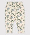 Pantalon bébé imprimé en molleton blanc AVALANCHE/ MULTICO